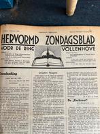 29 ingebonden Jaargangen HERVORMD ZONDAGSBLAD NW Overijssel, Ophalen, Nederland, Krant