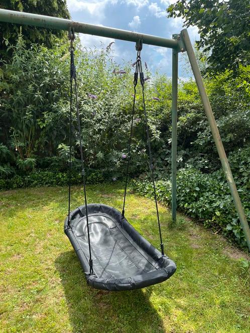 Ligschommel zwart, Kinderen en Baby's, Speelgoed | Buiten | Speeltoestellen, Zo goed als nieuw, Schommel, Ophalen of Verzenden