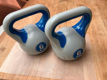2x Kettlebell 6kg - Perfect voor Thuis Workout beschikbaar voor biedingen