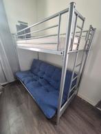 3 persoons metalen Stapelbed en/of bank, Huis en Inrichting, Ophalen, Gebruikt, Tweepersoons, 140 cm