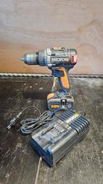 Workx Schroefmachine met Accu en Lader, Gebruikt, Variabele snelheid, Ophalen of Verzenden, Boor- en Schroefmachine