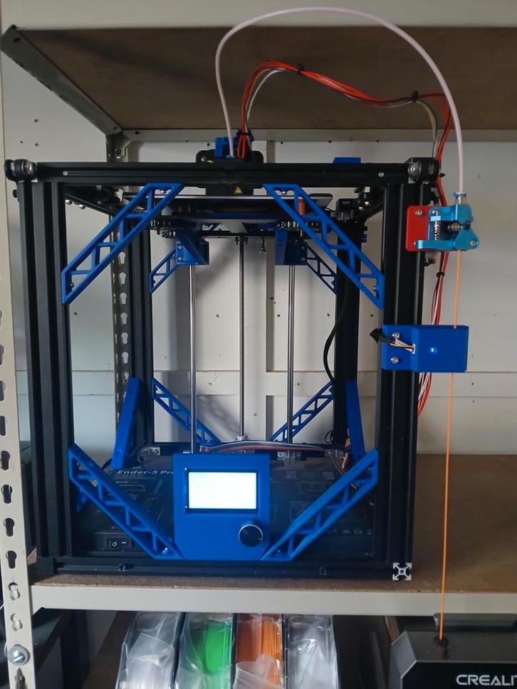 Mooie Ender 5 Pro 3D Printer - Verstevigd en Upgraded, Computers en Software, 3D Printers, Zo goed als nieuw, Ophalen