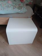 Auping wit aanhangtafeltje nachttafeltje goede staat, Ophalen, Gebruikt, Minder dan 45 cm, Minder dan 55 cm