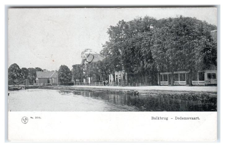 Balkbrug - Dedemsvaart, Verzamelen, Ansichtkaarten | Nederland, Gelopen, Overijssel, Voor 1920, Verzenden