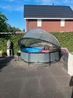 EXIT rond zwembad 3 meter met pomp & overkapping – compleet, Tuin en Terras, Zwembaden, Ophalen, Gebruikt, Minder dan 80 cm, Rond