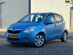 Opel Agila 1.0 Edition, Gebruikt, Blauw, 996 cc, Origineel Nederlands