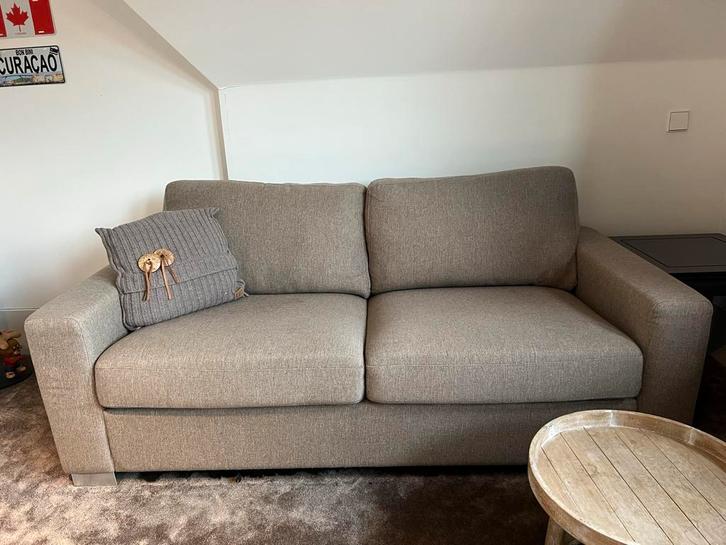 Twee Zits Bank - Prima Staat!, Huis en Inrichting, Banken | Bankstellen, Gebruikt, Rechte bank, Tweepersoons, 150 tot 200 cm, 75 tot 100 cm