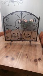 Mooie openhaard spatscherm / haard rek, Huis en Inrichting, Haarden, Ophalen, Gebruikt, Vrijstaande haard, Houthaard