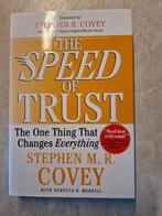 The speed of Trust van Stephen Covey (hardcover), Ophalen of Verzenden, Zo goed als nieuw, Management, Stephen R. Covey