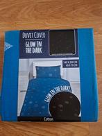 Glow in the Dark Sterren Dekbedovertrek 140x200 Nieuw, Ophalen of Verzenden, Nieuw, Blauw, Dekbedovertrek