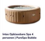 Intex opblaasbare Spa 4 personen, Tuin en Terras, Bubbelbaden en Hottubs, Ophalen, Gebruikt, Filter