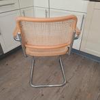 4x Thonet stijl Breuer Cesca stoel rotan webbing met leuning, Overige kleuren, Nieuw, Ophalen of Verzenden, Vintage Bauhaus design