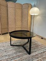 Nieuwstaat Matzwarte Salontafel Rond – NP: €750, -, -, Rond, Zo goed als nieuw