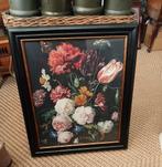 Reproductie prent Bloemen 50 x 60 cm Jan Davidsz De Heem, Antiek en Kunst, Curiosa en Brocante, Ophalen of Verzenden