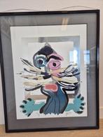 Mooie zeefdruk van Karel Appel, 1976, Untitled (Kat), Antiek en Kunst, Kunst | Litho's en Zeefdrukken, Ophalen
