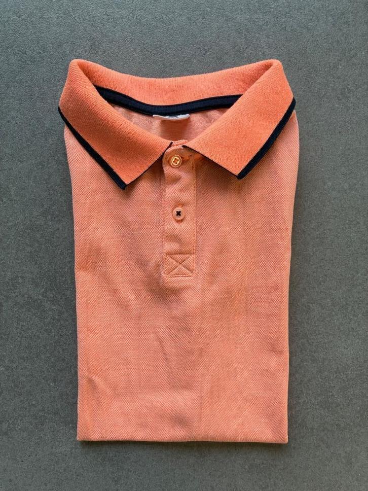 Polo jongens oranje maat 146/152, Kinderen en Baby's, Kinderkleding | Maat 152, Zo goed als nieuw, Jongen, Shirt of Longsleeve