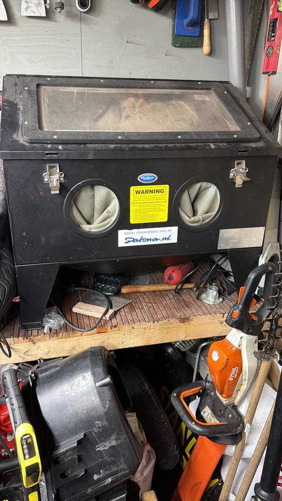 Straalcabine, Doe-het-zelf en Verbouw, Gereedschap | Overige machines, Zo goed als nieuw, Ophalen of Verzenden