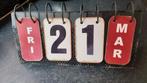 Industriële dag  kalender, Ophalen of Verzenden, Dagkalender, Gebruikt