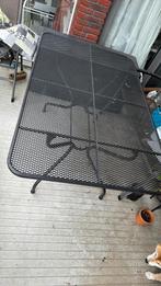 Tuinset - tafel, bankje & stoel - inclusief kussens, Tuin en Terras, Ophalen, Gebruikt, Stoel