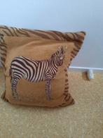 Kussen Zebra, Ophalen of Verzenden, Zo goed als nieuw, Overige kleuren, Vierkant