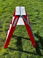 2x4 4tecx dubbel oploopbare trap, solide en stabiel!, Doe-het-zelf en Verbouw, Ladders en Trappen, Ophalen, Gebruikt, Trap, Opvouwbaar of Inschuifbaar