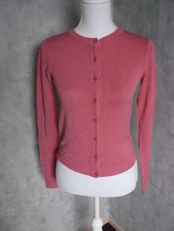 Roze King Louie knopjes vest maat XS. beschikbaar voor biedingen