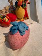 #pasen antiek Vintage etalage Paasei Strik candycontainer, Diversen, Pasen, T, Ophalen of Verzenden, Zo goed als nieuw, N