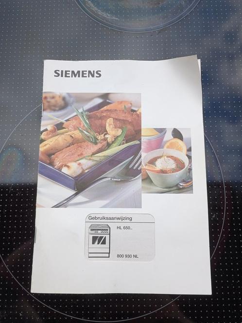 Siemens vrijstaand keramische fornuis met heteluchtoven lade, Witgoed en Apparatuur, Fornuizen, Gebruikt, Vrijstaand, Keramisch