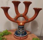 Prachtige Zweedse keramische kandelaar Dalarna (adv.2), Ophalen of Verzenden, Keramiek of Aardewerk