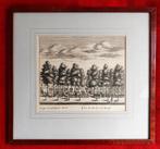 17 Historische gravures van gezichten Delft, Antiek en Kunst, Kunst | Etsen en Gravures, Ophalen