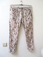 K43 PLACE DU JOUR broek ivoor wit zwart maat 42, Kleding | Dames, Place du Jour, Wit, Maat 42/44 (L), Ophalen of Verzenden