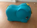 Molto Zitkoffer Olifant Blauw zgan kinderkoffer, Ophalen of Verzenden, Zo goed als nieuw