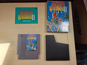 Dragon Warrior II BOX + Manual + Cartridge beschikbaar voor biedingen