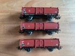 3 Märklin DB kolenwagons 4602/4604 (2 met lading), Hobby en Vrije tijd, Modeltreinen | H0, Wisselstroom, Gebruikt, Wagon, Ophalen of Verzenden