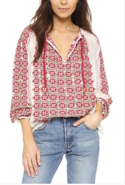Scotch Soda top blouse !NIEUWSTAAT! maat S twv 185 euro, Kleding | Dames, Tops, Zo goed als nieuw, Maat 36 (S), Wit, Lange mouw