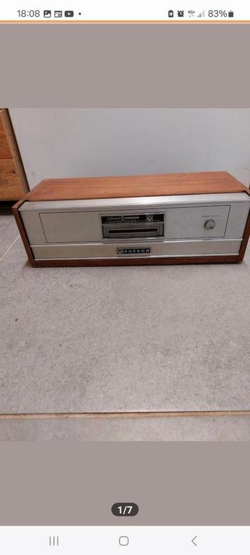 Zeldzame Voxson 8track speler player gn-208 beschikbaar voor biedingen