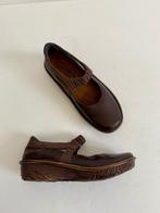 G312 Nieuw: Noat: mt. 37 sandalen open schoenen donker-bruin, Nieuw, Sandalen of Muiltjes, Ophalen of Verzenden, Bruin