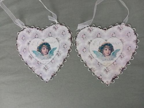 Decoratieve hartjes met engeltjes., Huis en Inrichting, Woonaccessoires | Overige, Nieuw, Ophalen of Verzenden
