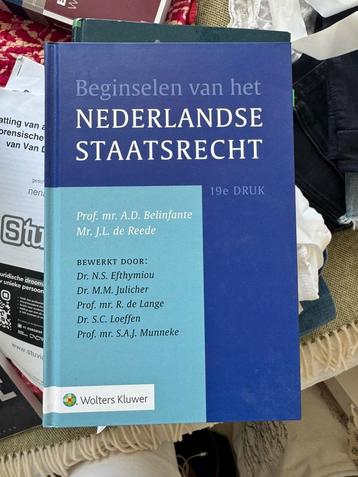 Beginselen van het Nederlands staatsrecht beschikbaar voor biedingen