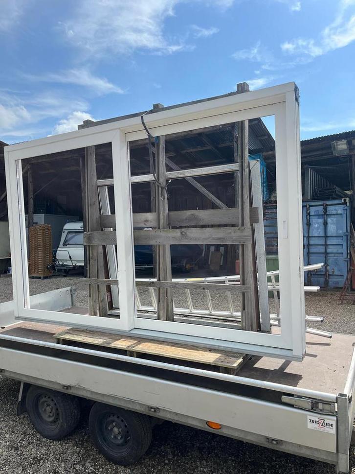 Schuifpui, Doe-het-zelf en Verbouw, Kozijnen en Schuifpuien, Nieuw, Schuifpui, Kunststof, 225 cm of meer, Ophalen