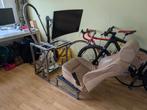 Raceframe, bmw stoel 144hz monitor fanatec pedalen, Ophalen, Gebruikt, IJzer