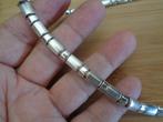 zilveren schakel ketting [381], Verzenden, Zo goed als nieuw, Zilver, Zilver