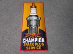 CHAMPION BOUGIE EMAILLE RECLAMEBORD, Ophalen, Zo goed als nieuw, Reclamebord
