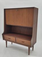 Vintage kast teak hout barkast kastje Teeffelen stijl, Ophalen, Gebruikt, ., Mid century modern Scandinavisch