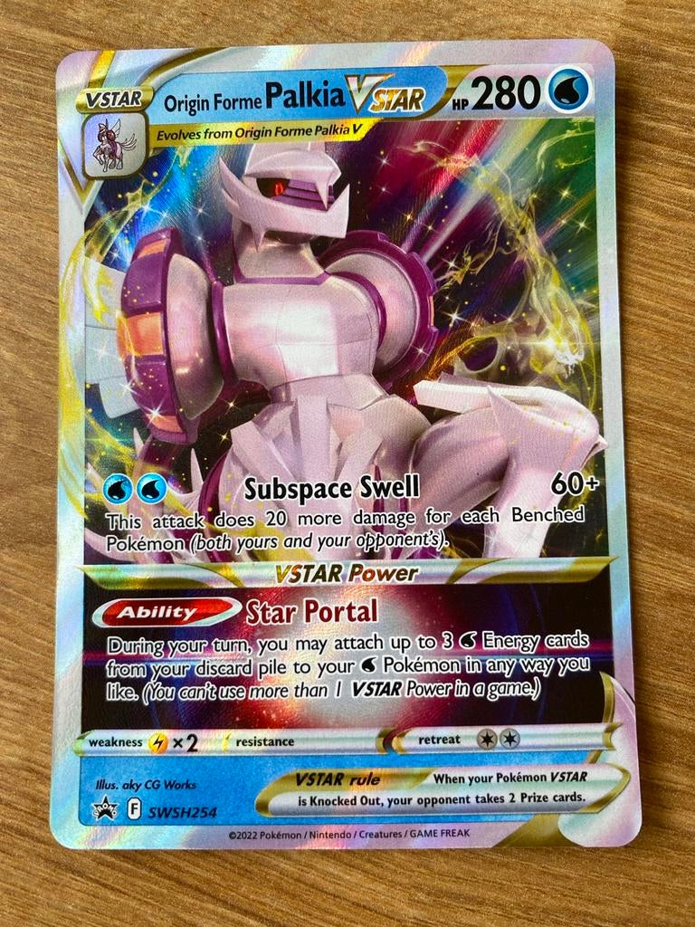 Origin Forme Palkia VSTAR - Pokémonkaart, Ophalen of Verzenden, Zo goed als nieuw, Losse kaart