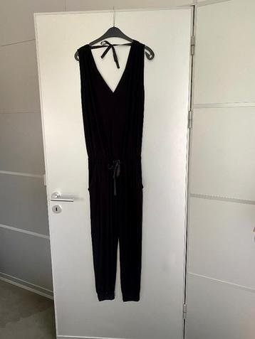 G431 Twin-set maat M=38/40 jumpsuit zwart playsuit Twinset beschikbaar voor biedingen
