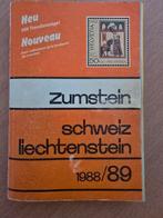 Zumstein Zwitserland Liechtenstein Catalogus 1988/89, Ophalen of Verzenden, Catalogus