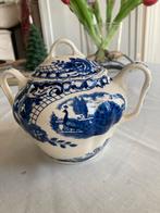 Peacock Maastricht servies suikerpot blauw, Ophalen of Verzenden