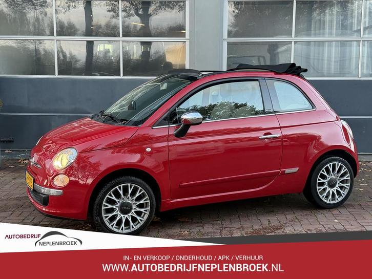 Fiat 500C 1.2 Lounge Bj 2011 km 89.218 Dealer onderhouden !, Auto's, Fiat, Bedrijf, Te koop, 500C, ABS, Airbags, Airconditioning