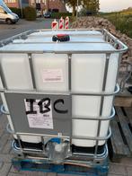 IBC tank 1000 liter vat regenton schoon (voedseltransport), Tuin en Terras, Regentonnen, Met kraantje, Kunststof, Ophalen of Verzenden